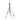 103043 Hubbardton Forge Flora 6 Arm Chandelier 14