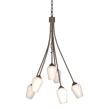 103043 Hubbardton Forge Flora 6 Arm Chandelier 1