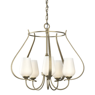 103045 Hubbardton Forge Flora 5 Arm Chandelier 11