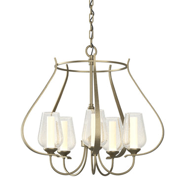 103045 Hubbardton Forge Flora 5 Arm Chandelier 12
