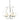 103045 Hubbardton Forge Flora 5 Arm Chandelier 13