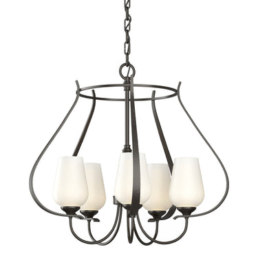 103045 Hubbardton Forge Flora 5 Arm Chandelier 15
