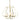 103045 Hubbardton Forge Flora 5 Arm Chandelier 17