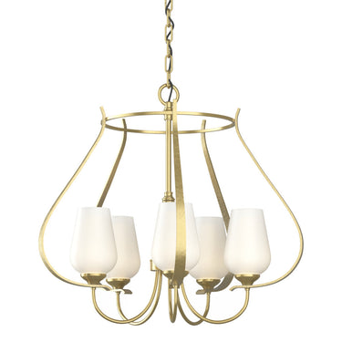 103045 Hubbardton Forge Flora 5 Arm Chandelier 17