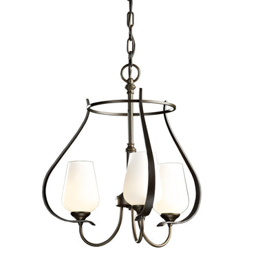 103047 Hubbardton Forge Flora Three Arm Chandelier 1