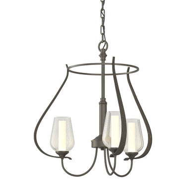 103047 Hubbardton Forge Flora Three Arm Chandelier 4