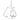 103047 Hubbardton Forge Flora Three Arm Chandelier 8