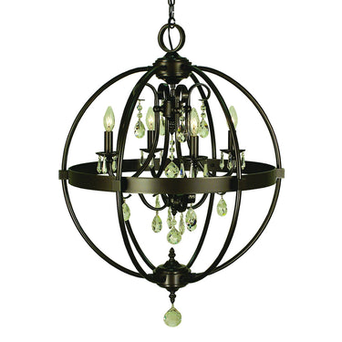 1064 Framburg Compass 4 Light Chandelier