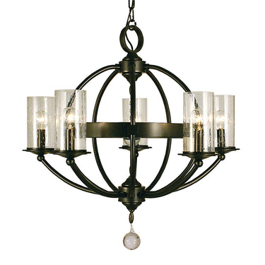 1075 Framburg Compass 5 Light Chandelier