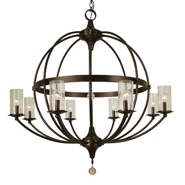 1078 Framburg Compass 8 Light Chandelier