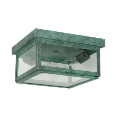 1122 Brass Traditions Large Outdoor Flush Mount Fixture - Crescent Harbor 3
