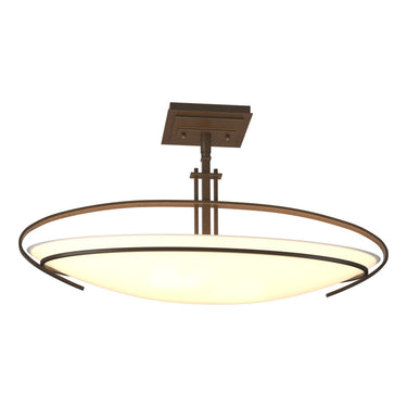 12-4341 Hubbardton Forge Oval Mackintosh Semi-Flush Fixture 1