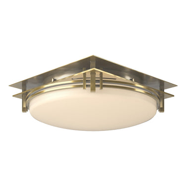 12-4394 Hubbardton Forge Banded Flush-Mount Fixture 9