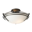 12-4412 Hubbardton Forge Presidio Tyrne Small Semi-Flush Fixture 12