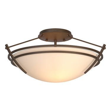 12-4412 Hubbardton Forge Presidio Tyrne Small Semi-Flush Fixture 1