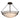 12-4432 Hubbardton Forge Presidio Tyrne Large Semi-Flush Fixture 12
