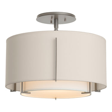 12-6501 Hubbardton Forge Small Double Exos Semi-Flush 10