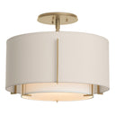12-6501 Hubbardton Forge Small Double Exos Semi-Flush 12