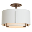 12-6501 Hubbardton Forge Small Double Exos Semi-Flush 1