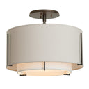 12-6501 Hubbardton Forge Small Double Exos Semi-Flush 4