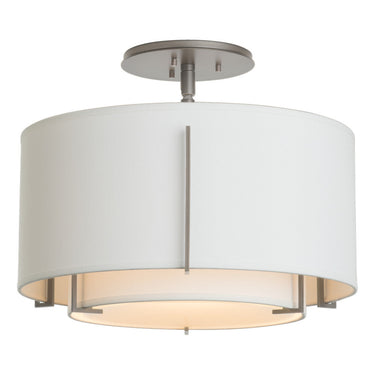 12-6501 Hubbardton Forge Small Double Exos Semi-Flush 9