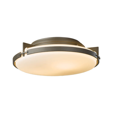 12-6745 Hubbardton Forge Banded Flush-Mount 1