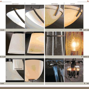 12-6753 Hubbardton Forge Impressions Medium Flush Mount