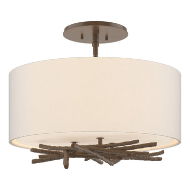 12-7660 Hubbardton Forge Brindille Semi Flush Mount 1