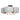 126507 Hubbardton Forge Exos Square Small Double Shade Semi-Flush 1