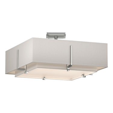 126510 Hubbardton Forge Exos Square Four Light Semi-Flush Mount 11