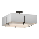 126510 Hubbardton Forge Exos Square Four Light Semi-Flush Mount 12