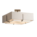 126510 Hubbardton Forge Exos Square Four Light Semi-Flush Mount 3