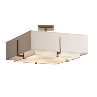126510 Hubbardton Forge Exos Square Four Light Semi-Flush Mount 3