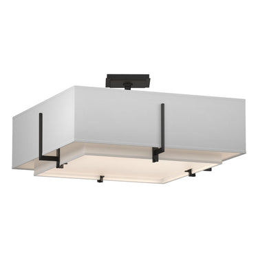 126510 Hubbardton Forge Exos Square Four Light Semi-Flush Mount 4