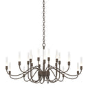 19204320 Hubbardton Forge Lisse 20 Arm Chandelier 1