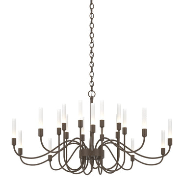 19204320 Hubbardton Forge Lisse 20 Arm Chandelier 1