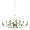 19204320 Hubbardton Forge Lisse 20 Arm Chandelier 4