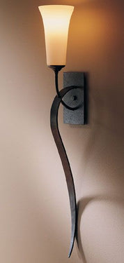 20-4526 Hubbardton Forge Sweeping Taper Medium Wall Sconce - Crescent Harbor
