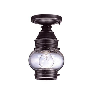 2014 Northeast Lantern Onion 1 Light Outdoor Semi Flush Mount 11