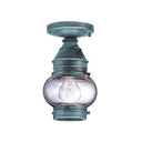 2014 Northeast Lantern Onion 1 Light Outdoor Semi Flush Mount 14