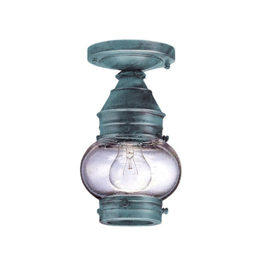 2014 Northeast Lantern Onion 1 Light Outdoor Semi Flush Mount 14