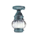 2014 Northeast Lantern Onion 1 Light Outdoor Semi Flush Mount 15