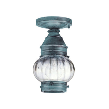 2014 Northeast Lantern Onion 1 Light Outdoor Semi Flush Mount 15