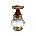 2014 Northeast Lantern Onion 1 Light Outdoor Semi Flush Mount 3