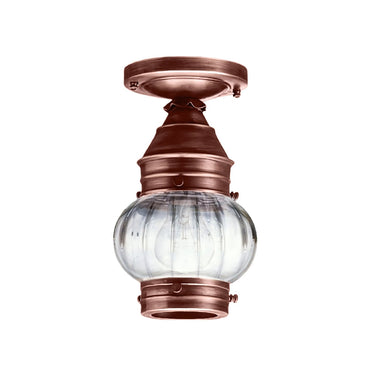 2014 Northeast Lantern Onion 1 Light Outdoor Semi Flush Mount 6