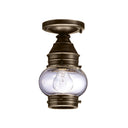 2014 Northeast Lantern Onion 1 Light Outdoor Semi Flush Mount 7