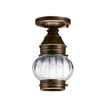 2014 Northeast Lantern Onion 1 Light Outdoor Semi Flush Mount 9
