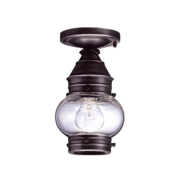 2014 Northeast Lantern Onion 1 Light Outdoor Semi Flush Mount 10