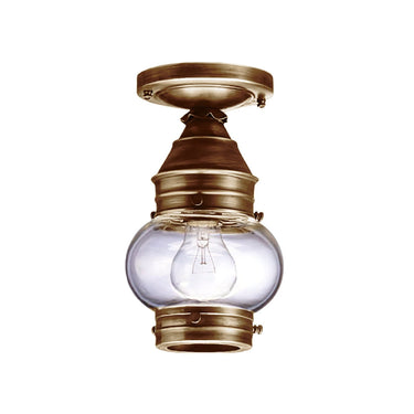 2014 Northeast Lantern Onion 1 Light Outdoor Semi Flush Mount 1