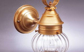 2015 Northeast Lantern Onion 1 Light Outdoor Wall Lantern - Crescent Harbor